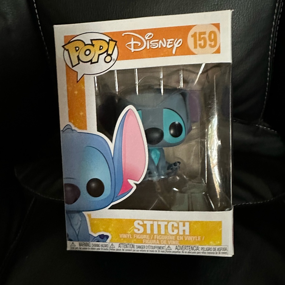 Funko Pop Flocked Stitch #159 Disney Exclusive Figure
